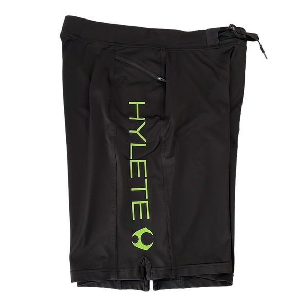 Hylete Other - Hylete men’s Size Medium athletic shorts. ‎ 
Color: black with green logo